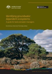 Identifying groundwater dependent ecosystems - Land and Water ...
