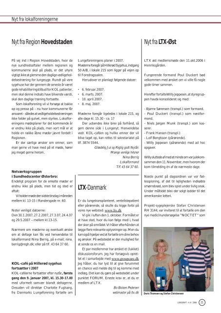 Download Lungenyt 6, 2006 - Danmarks Lungeforening