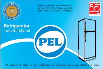 Refrigerator - Pak Elektron Limited