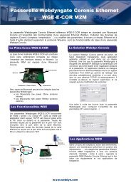 Passerelle Webdyngate Coronis Ethernet WGE-E-COR M2M