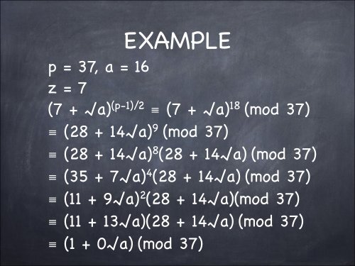 Course notes (chap. 1 Number Theory, chap. 2 ... - McGill University