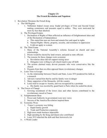 French revolution essay topics