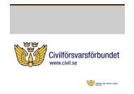 What is the Swedish Civil Defence League?