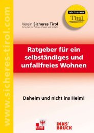 www .sicheres-tirol.com - Verein Sicheres Tirol