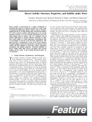 Boron Carbide: Structure, Properties, and Stability under Stress