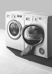 Waschmaschinen & Trockner - Siemens Home Appliances