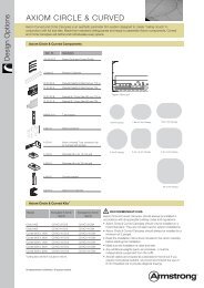 Axiom Circle & Curved Canopies - Armstrong