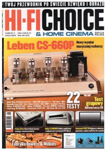 HIFI CHOICE – Leben CS-660P - Eter Audio