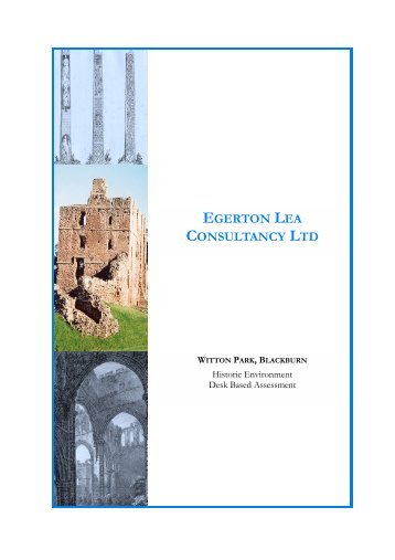 Witton Park historical report - Blackburn with Darwen Borough Council