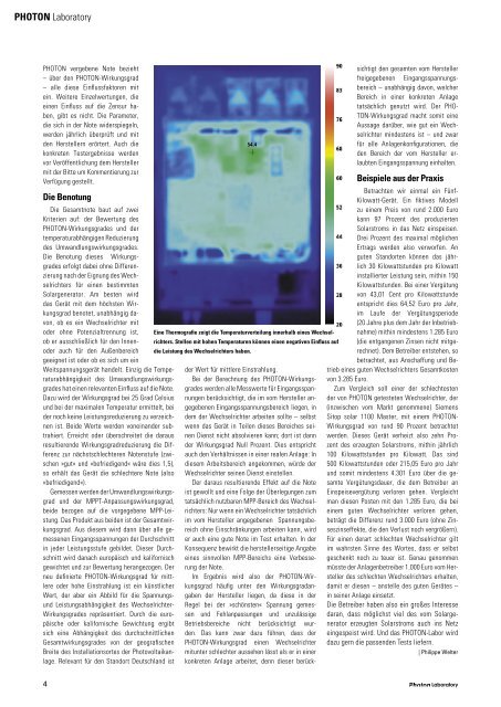 PHOTON-Wechselrichtertest - PHOTON Info