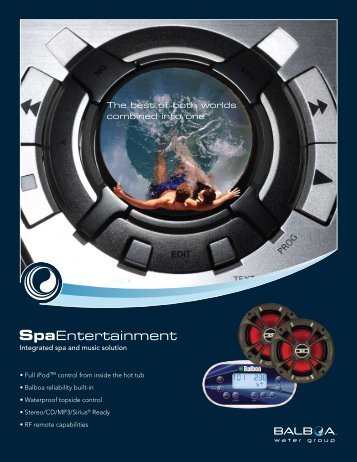 Spa Entertainment - Balboa Water Group
