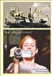 Karima - Az Építőkari hallgatói újság gólyaszáma