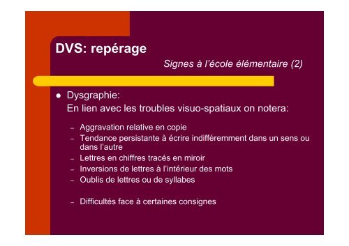 DYSPRAXIES - Sylvie Castaing - Chez