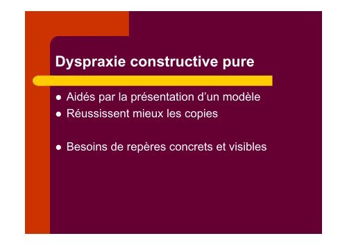 DYSPRAXIES - Sylvie Castaing - Chez