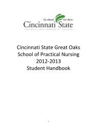 PNC Handbook - Cincinnati State