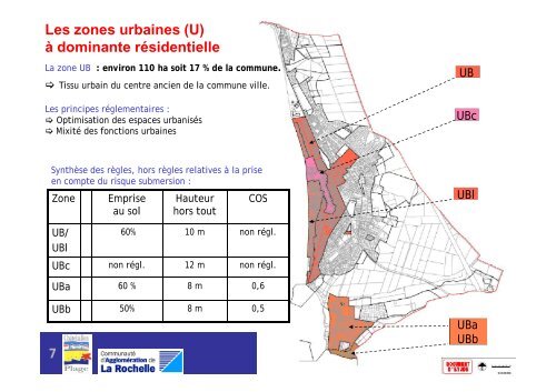 Présentation du zonage et des grandes orientations du règlement ...