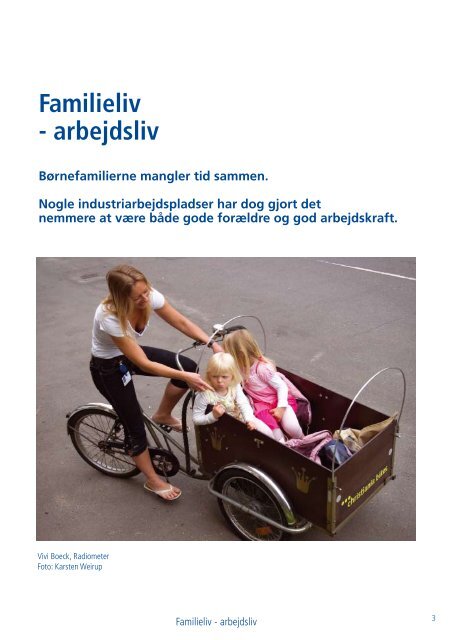 Familieliv - arbejdsliv - CO-industri