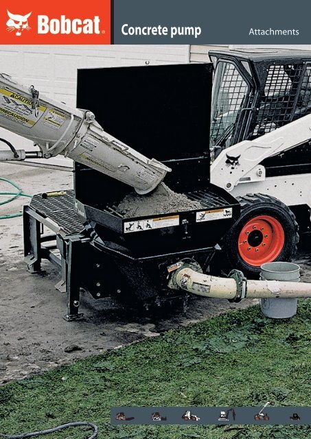 Concrete Pump Attachment Specifications - Bobcat.eu