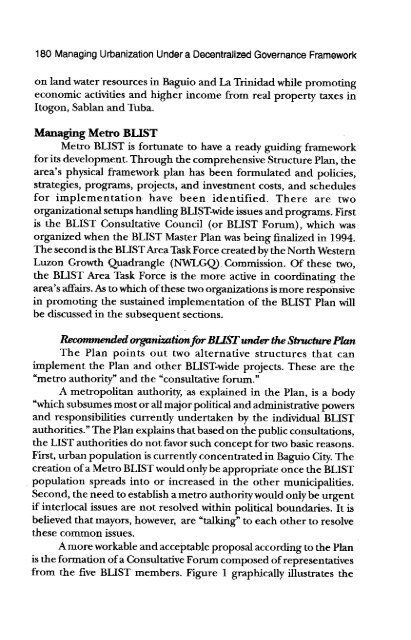 Metropolitan Arrangements - Philippine Institute for Development ...