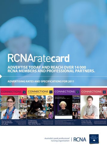 rcna advertising - Royal College of Nursing, Australia