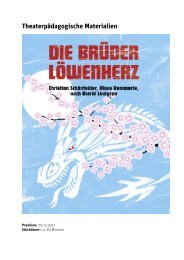 Materialmappe BrÃƒÂ¼der LÃƒÂ¶wenherz - WestfÃƒÂ¤lisches Landestheater