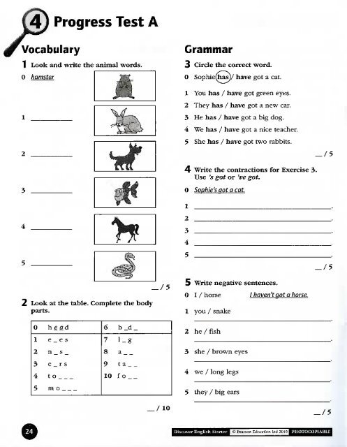 Test Book - Unit 4 - Pearson ELT