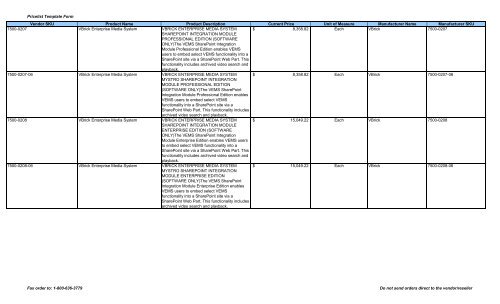 Effective September 26, 2012 Pricelist Template Form - Peppm