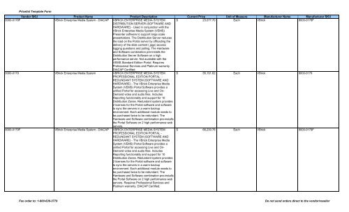 Effective September 26, 2012 Pricelist Template Form - Peppm