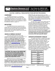 WEGO IIID 8-Pack Tech Note - Daytona Sensors LLC