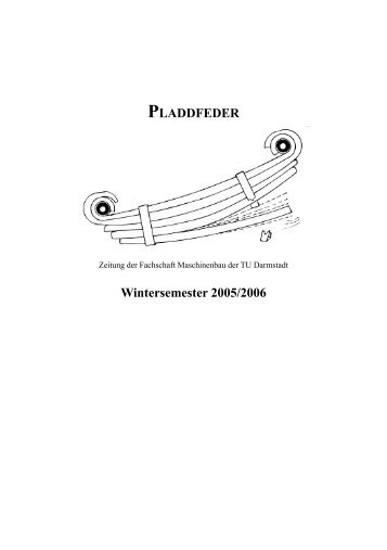 pladdfeder - Fachschaft Maschinenbau