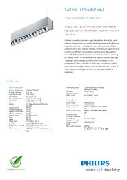 Product Leaflet: Celino TPS680/682 suspended luminaire for ... - Slo