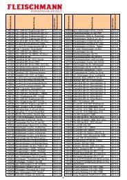 Fleischmann Neuheiten Liefertermine 2013 - besserePreise.com