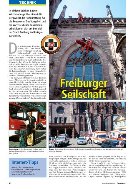 Freiburger Seilschaft Freiburger Seilschaft Freiburger Seilschaft ...