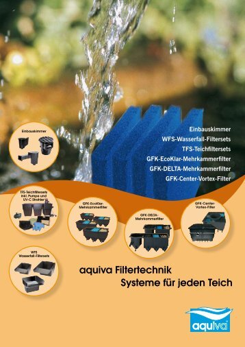 Einbauskimmer WFS-Wasserfall-Filtersets TFS ... - Teichfolie