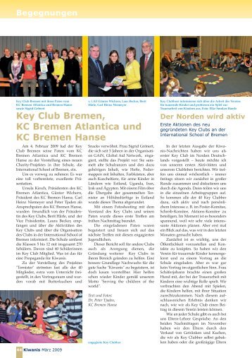 Key Club Bremen, KC Bremen Atlantica und KC ... - Sigrid Grönert