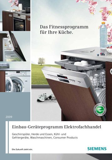 Einbau-Geschirrspüler - Siemens Home Appliances