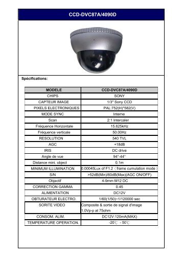 CCD-DVC87A/4090D - SERIE