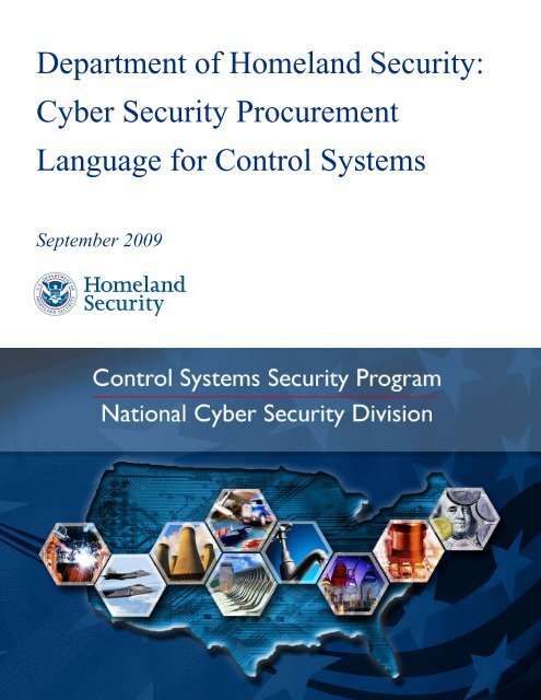 Dhs Cyber Security Procurement Language For Control