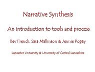 What is narrative synthesis - The Campbell Collaboration