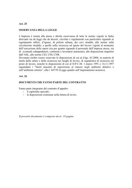 09.05.2013 - Roncello capitolato gara verde.pdf - Comune di Roncello