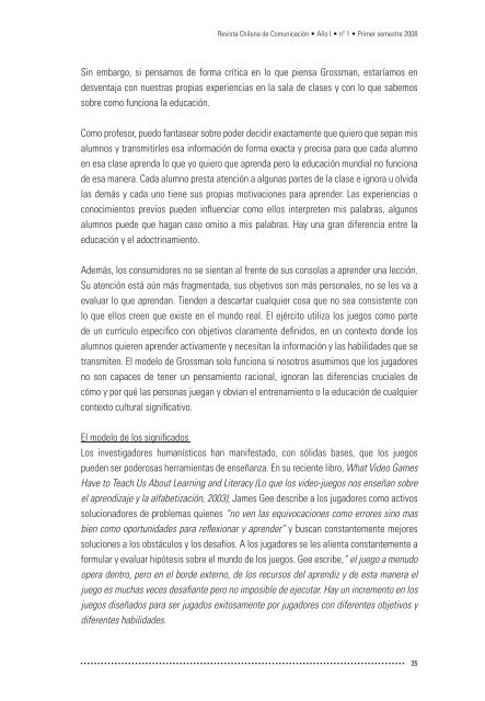 revista chilena comunicacion.indd - CREA - Universidad UNIACC