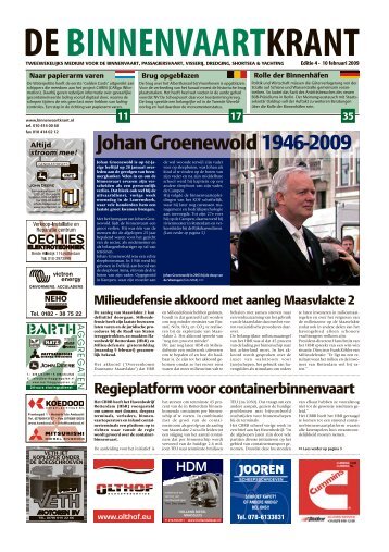 Johan Groenewold 1946-2009 - De Binnenvaartkrant