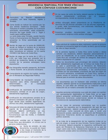 residencia temporal por vinculo con costarricense.pdf - DirecciÃ³n ...