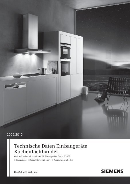 Technische Daten Einbaugeräte ... - Siemens Home Appliances