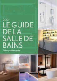 TÃ©lÃ©charger le guide de la salle de bains - Hansgrohe