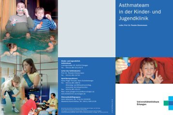 Flyer Asthmateam - Kinder- und Jugendklinik - UniversitÃ¤tsklinikum ...