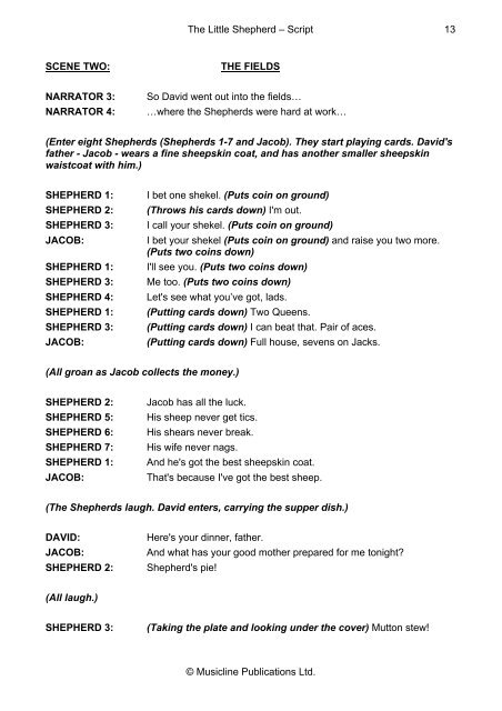 Script The Little Shepherd.pdf - Musicline