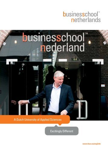 Business School Netherlands Brochure