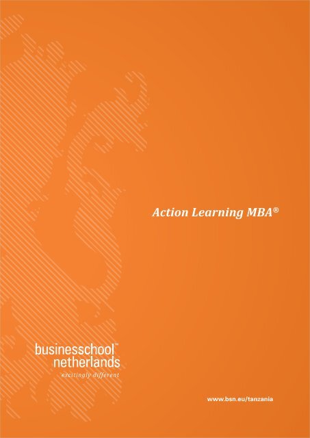 Action Learning MBAÂ® - Business School Netherlands