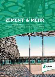 Zement & Mehr 1|2013 - Lafarge